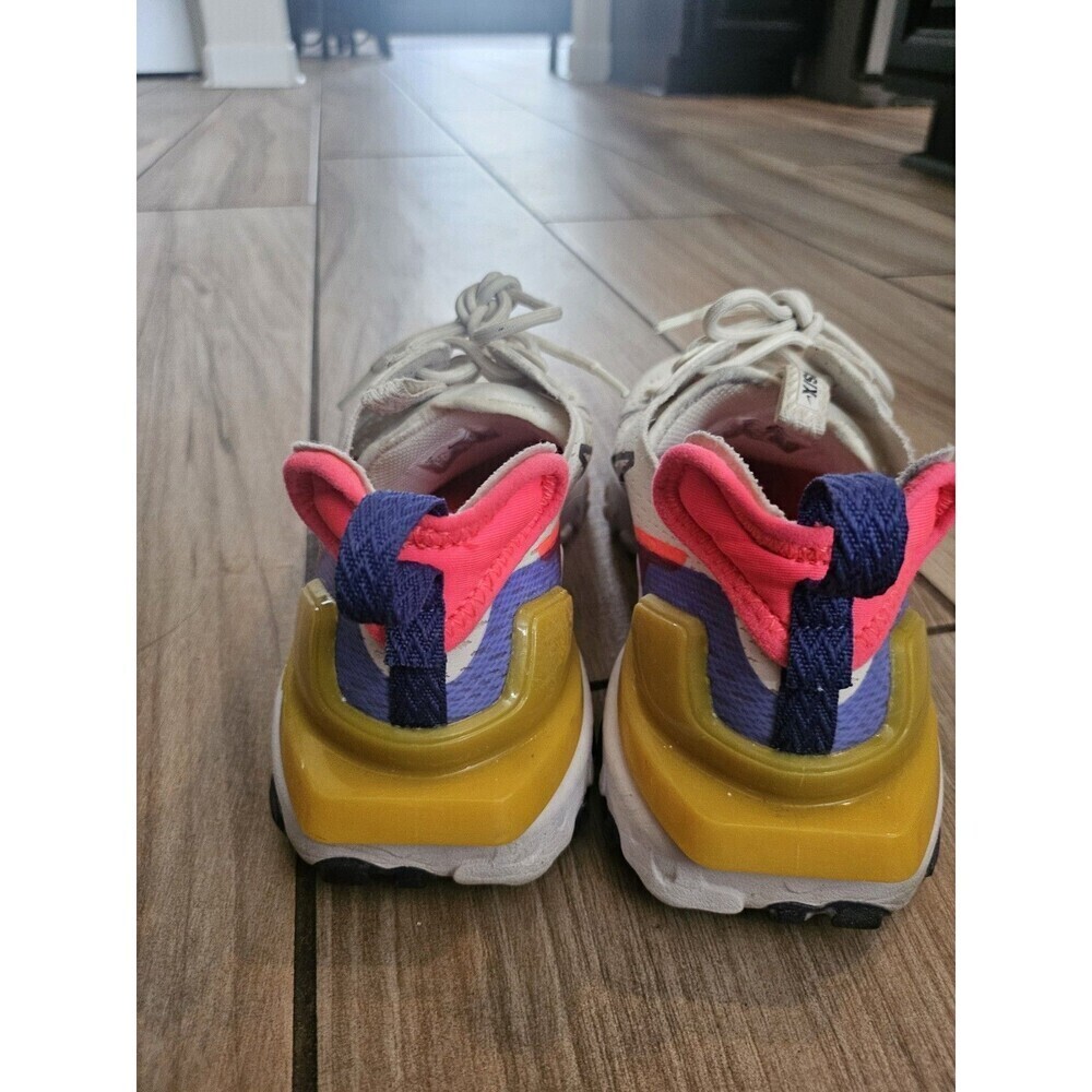 Size 9 - Nike React Vision White Astronomy Blue Women's Casual Sneakers - Picture 8 of 13